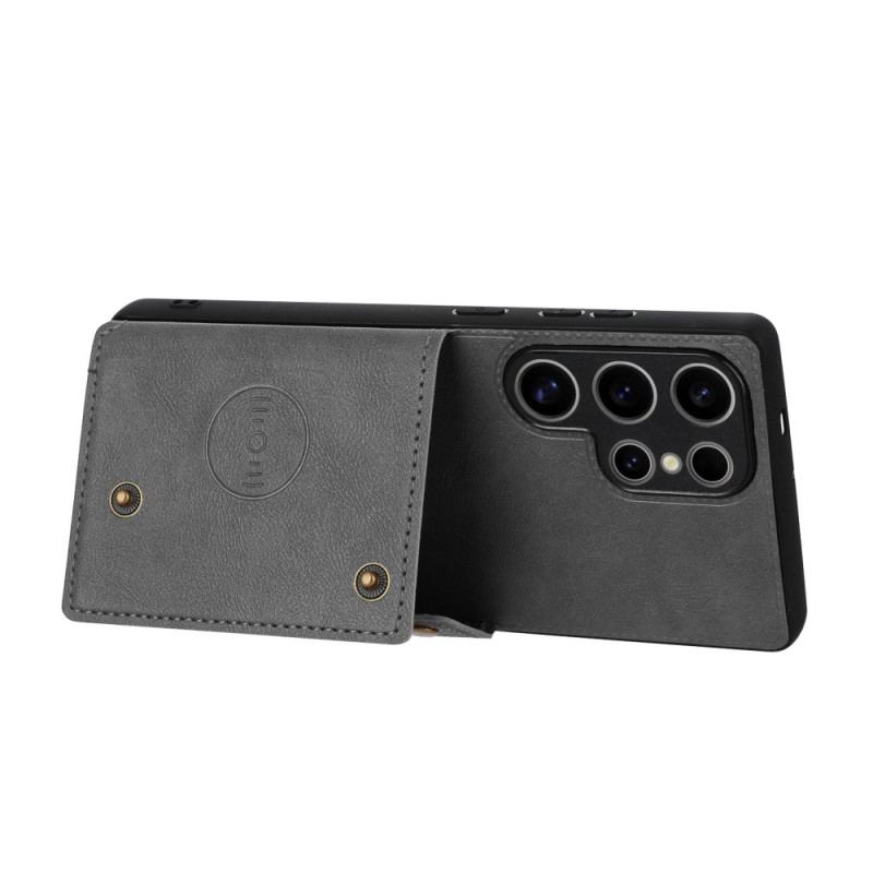 Skal Samsung Galaxy S25 Ultra 5g Korthållare I Retrostil