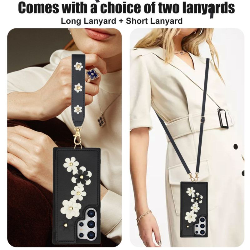 Skal Samsung Galaxy S25 Ultra 5g Korthållare Med Snodd Och Axelrem