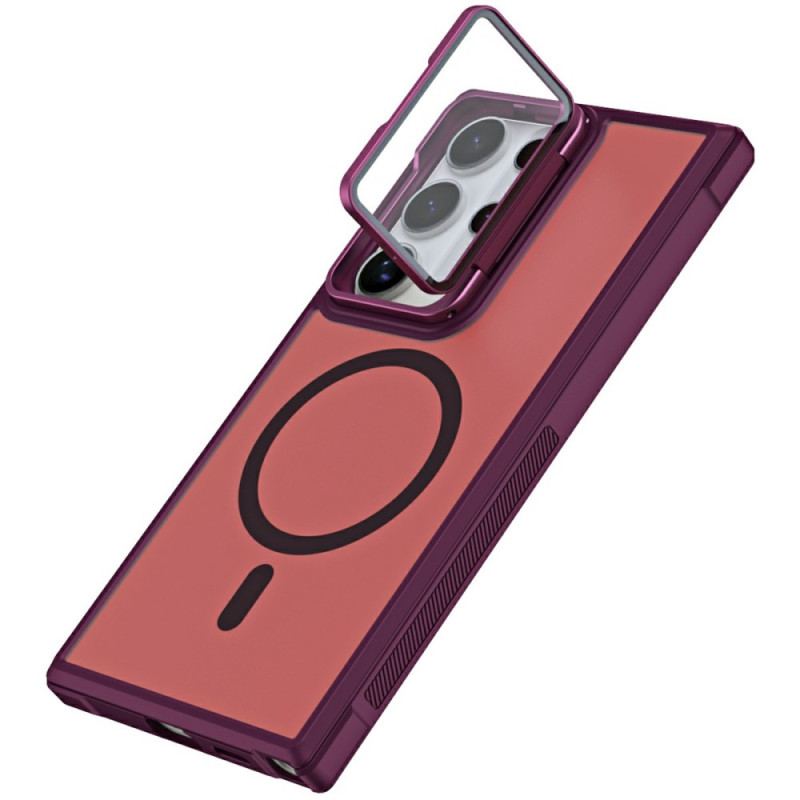 Skal Samsung Galaxy S25 Ultra 5g Magsafe-kompatibel Matt Design Som Motverkar Fingeravtryck Med Stativ