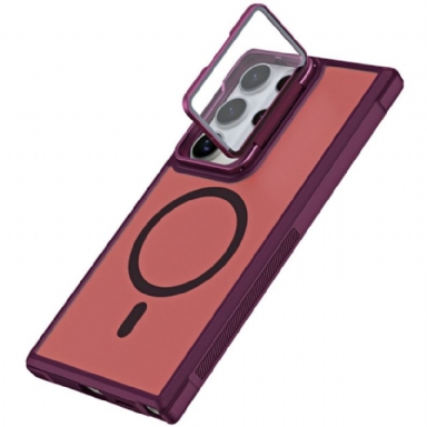 Skal Samsung Galaxy S25 Ultra 5g Magsafe-kompatibel Matt Design Som Motverkar Fingeravtryck Med Stativ