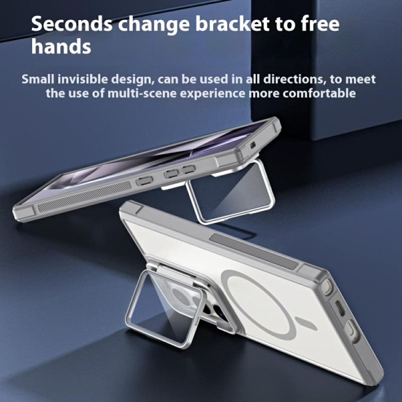 Skal Samsung Galaxy S25 Ultra 5g Magsafe-kompatibel Matt Design Som Motverkar Fingeravtryck Med Stativ
