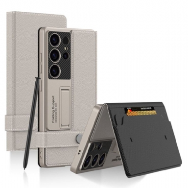 Skal Samsung Galaxy S25 Ultra 5g Med Gkk-korthållare Och Stativ