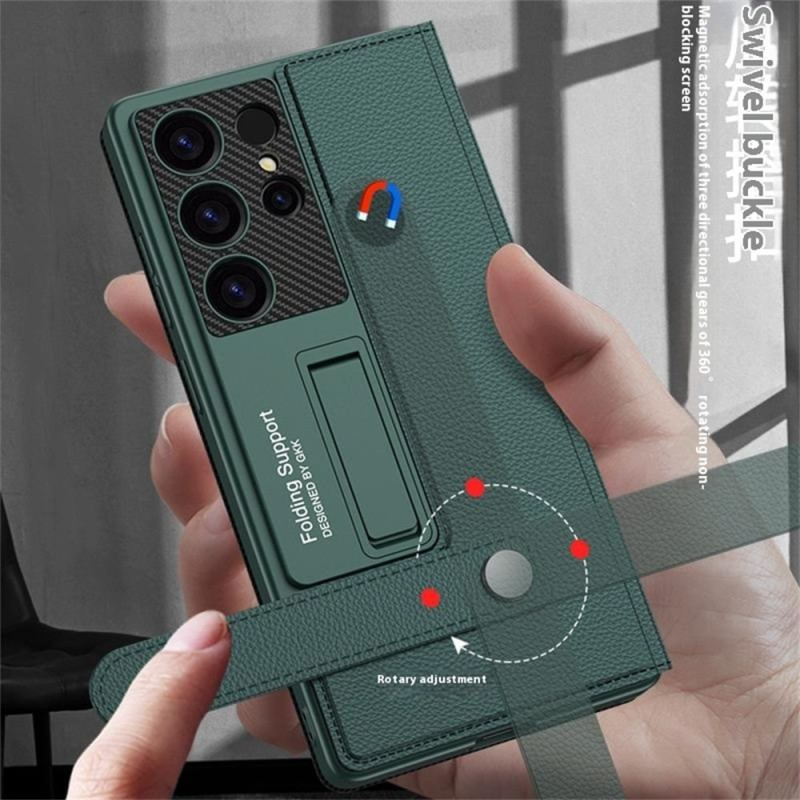 Skal Samsung Galaxy S25 Ultra 5g Med Gkk-korthållare Och Stativ