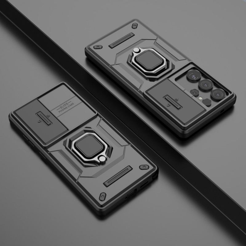 Skal Samsung Galaxy S25 Ultra 5g Slitstark Ring Med Linsskydd