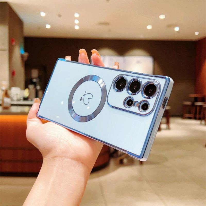 Skal Samsung Galaxy S25 Ultra 5g Telefonfodral Kompatibel Med Tonat Magsafe-material