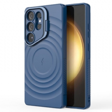 Skal Samsung Galaxy S25 Ultra 5g Telefonfodral Magsafe-kompatibel Vågig Design Med Stativ