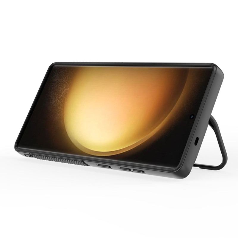 Skal Samsung Galaxy S25 Ultra 5g Telefonfodral Magsafe-kompatibel Vågig Design Med Stativ