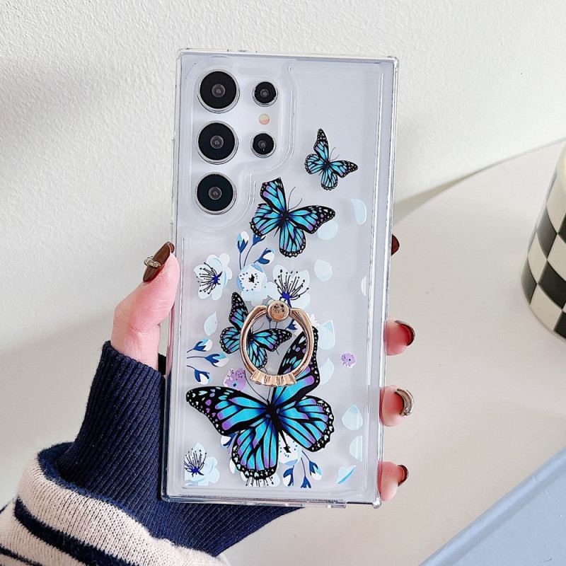 Skal Samsung Galaxy S25 Ultra 5g Telefonfodral Mönstrad Ringhållare