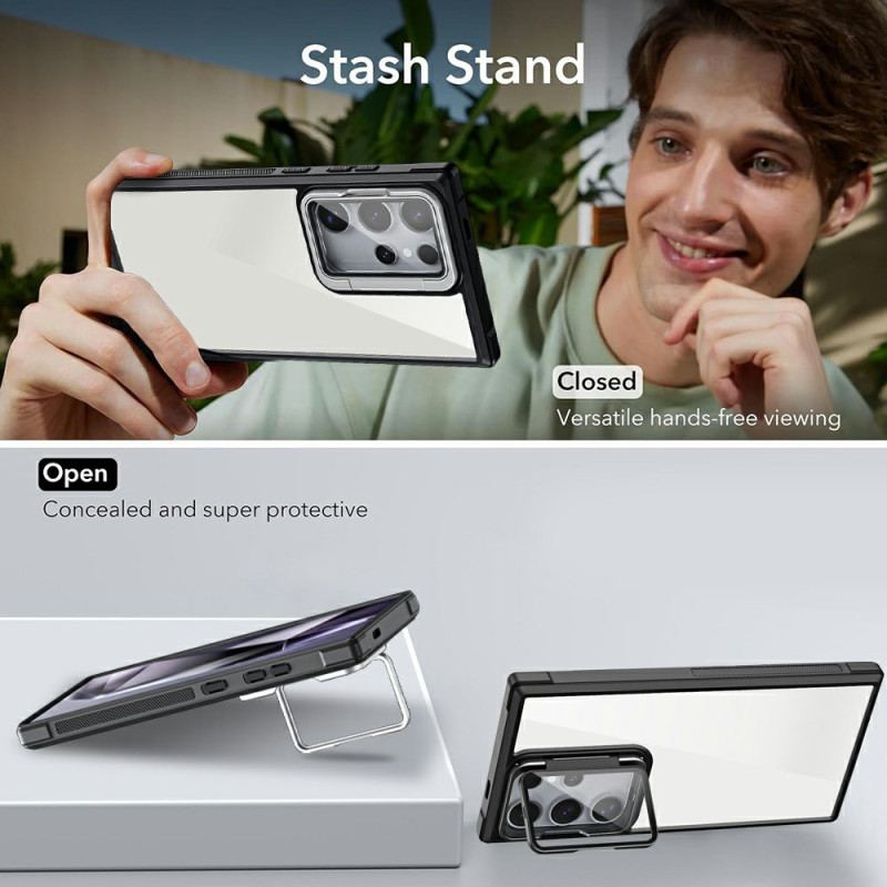 Skal Samsung Galaxy S25 Ultra 5g Telefonfodral Robust Med Inbyggt Stativ