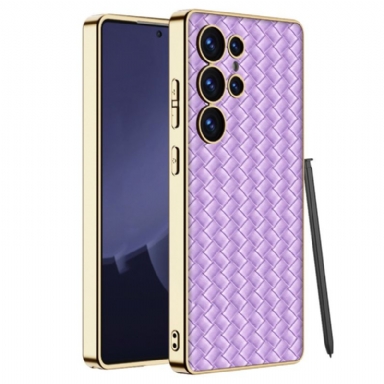 Skal Samsung Galaxy S25 Ultra 5g Telefonfodral Vävd Textur