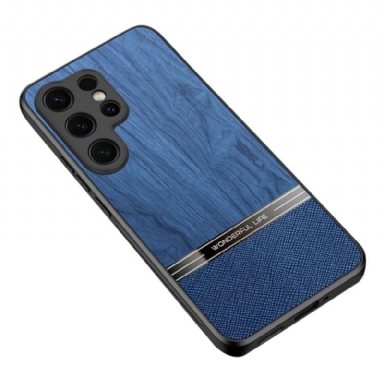 Skal Samsung Galaxy S25 Ultra 5g Trästruktur