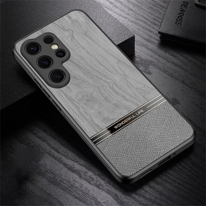 Skal Samsung Galaxy S25 Ultra 5g Trästruktur