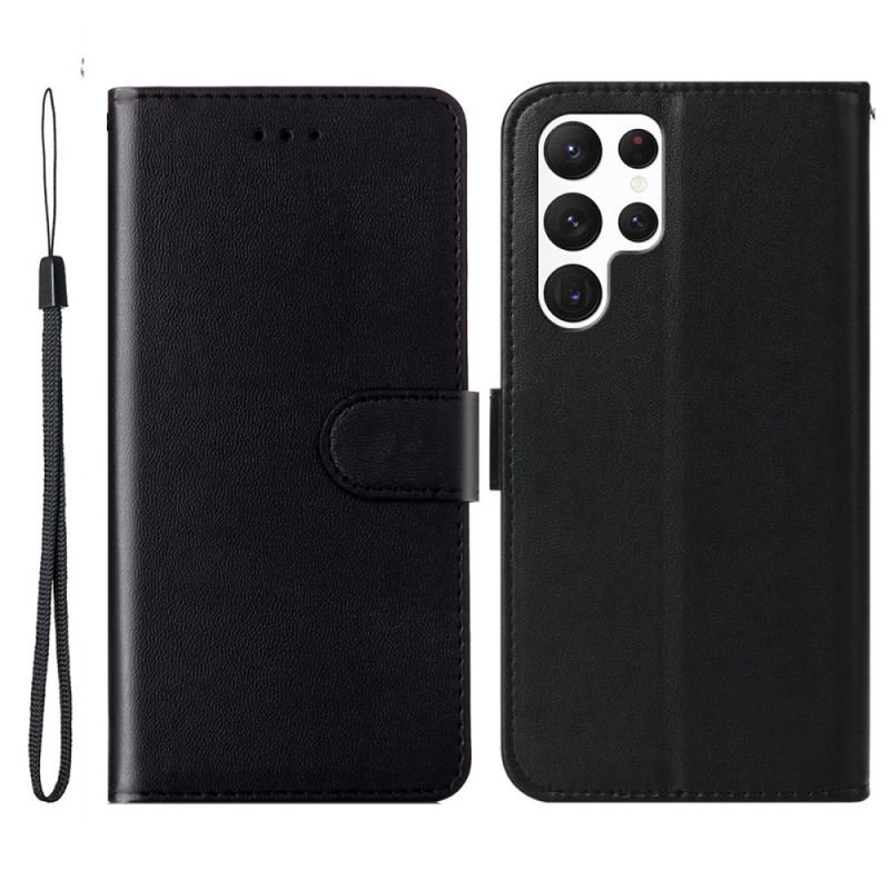 Skyddsfodral Samsung Galaxy S25 Ultra 5g Enkelt Konstläder