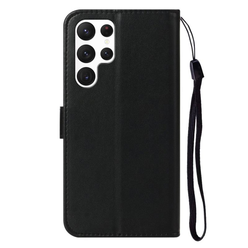 Skyddsfodral Samsung Galaxy S25 Ultra 5g Enkelt Konstläder