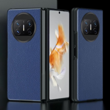 Skal Huawei Mate X3 Litchiläder
