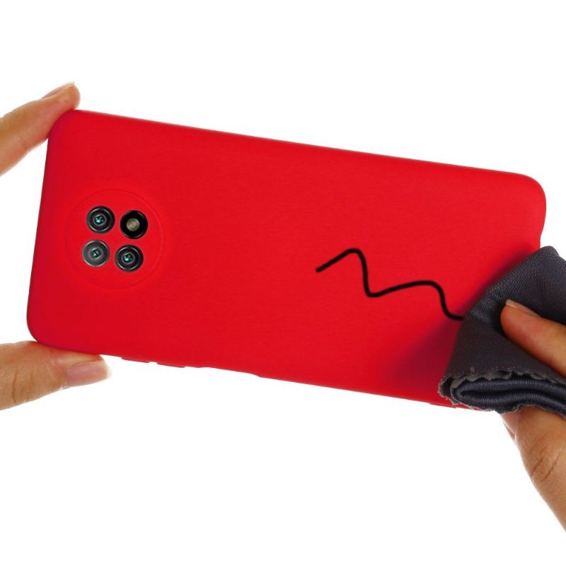 Mobilskal För Xiaomi Redmi Note 9T Puro Flytande Silikon