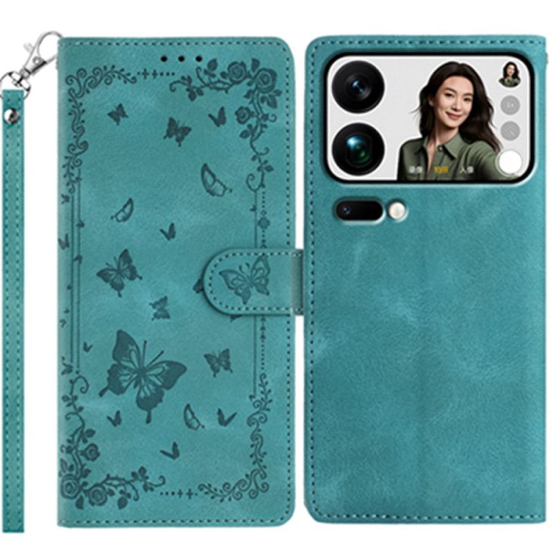 Fodral Xiaomi 17 Pro Blomsterträdgård