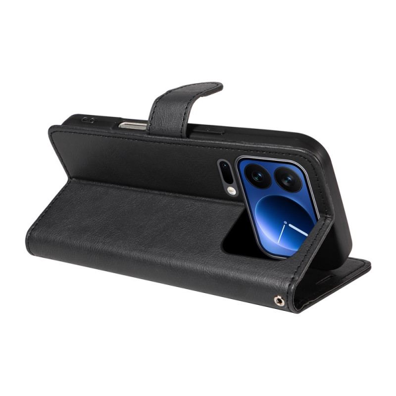 Fodral Xiaomi 17 Pro Enkel Lädereffekt