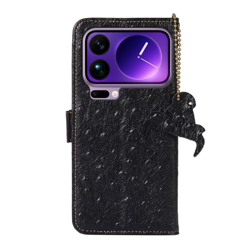 Fodral Xiaomi 17 Pro Rfid-blockerande Äkta Läder