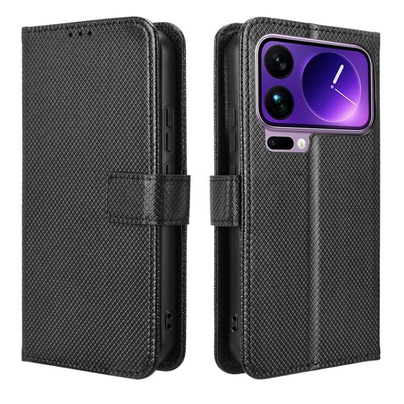 Fodral Xiaomi 17 Pro Texturerat Konstläder