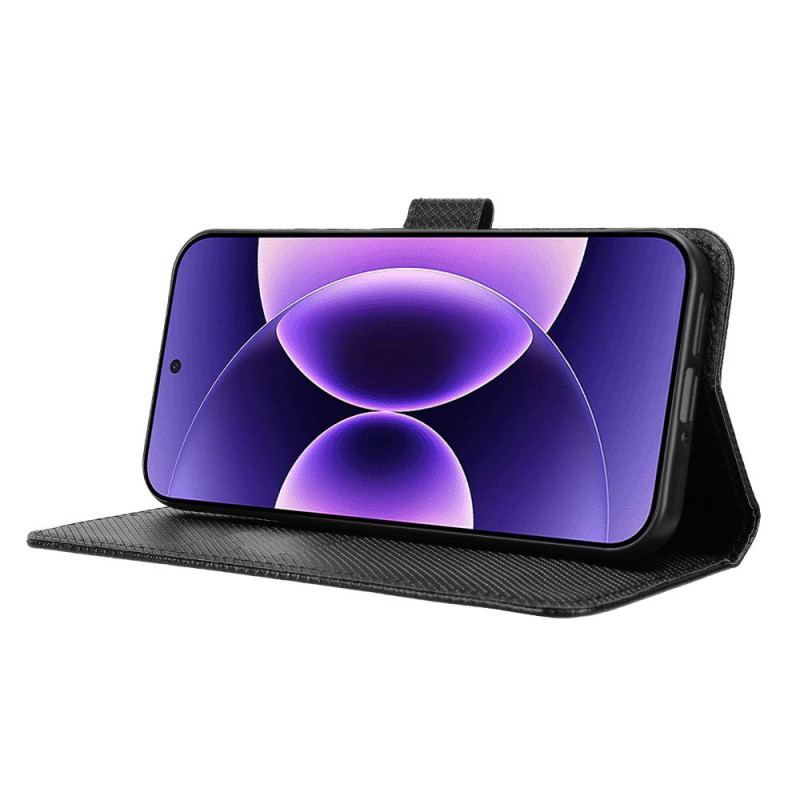 Fodral Xiaomi 17 Pro Texturerat Konstläder