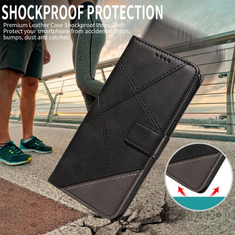 Fodral Xiaomi 17 Pro Tvåfärgad Lädereffekt