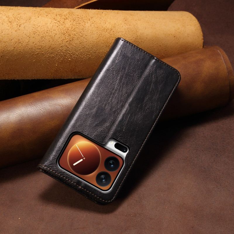 Folio-fodral För Xiaomi 17 Pro Vaxat Konstläder