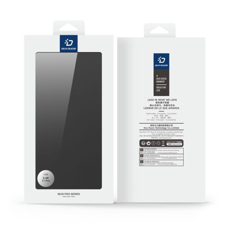 Folio-fodral Xiaomi 17 Pro Skin Pro Series Dux Ducis