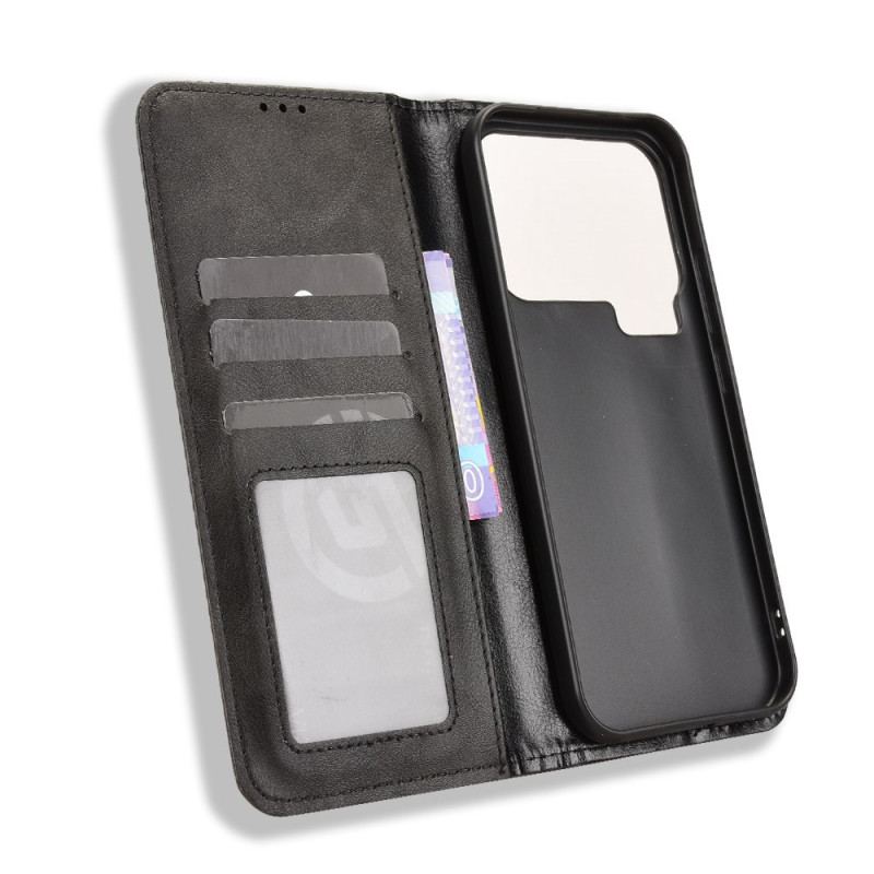 Folio-fodral Xiaomi 17 Pro Vintagekant