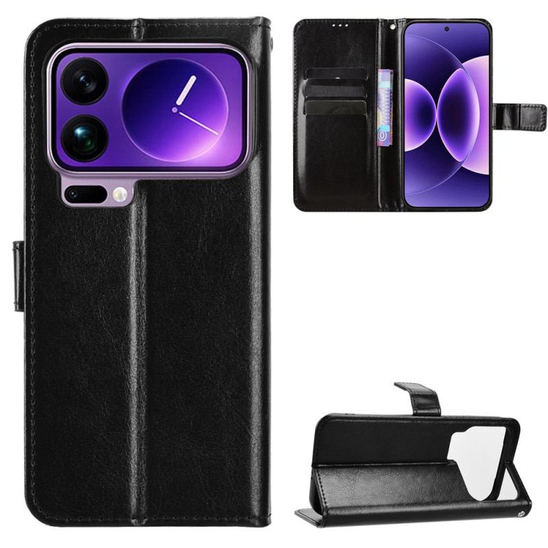 Läderfodral Xiaomi 17 Pro Telefonfodral Prickigt Läder