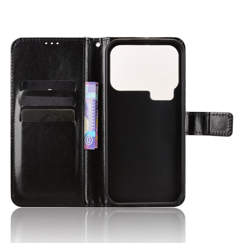 Läderfodral Xiaomi 17 Pro Telefonfodral Prickigt Läder