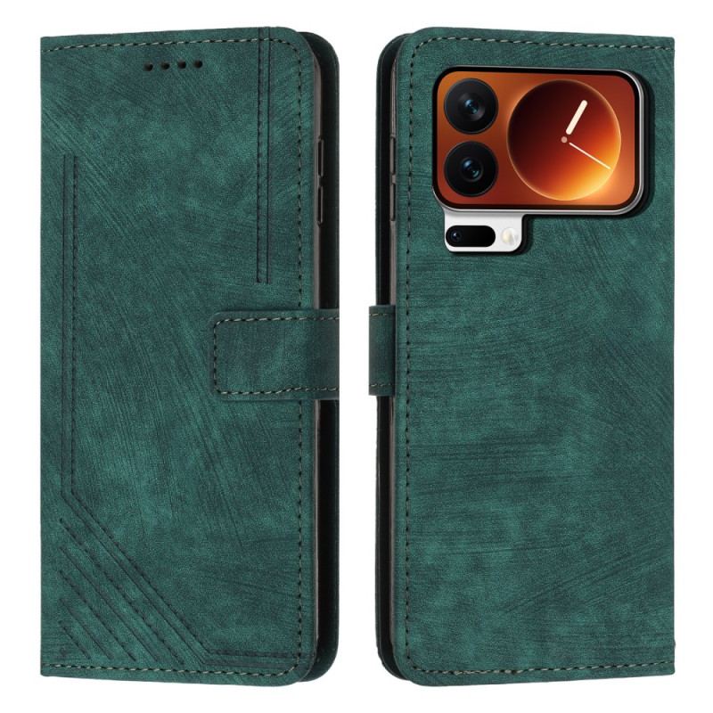 Läderfodral Xiaomi 17 Pro Telefonfodral Retrodesign