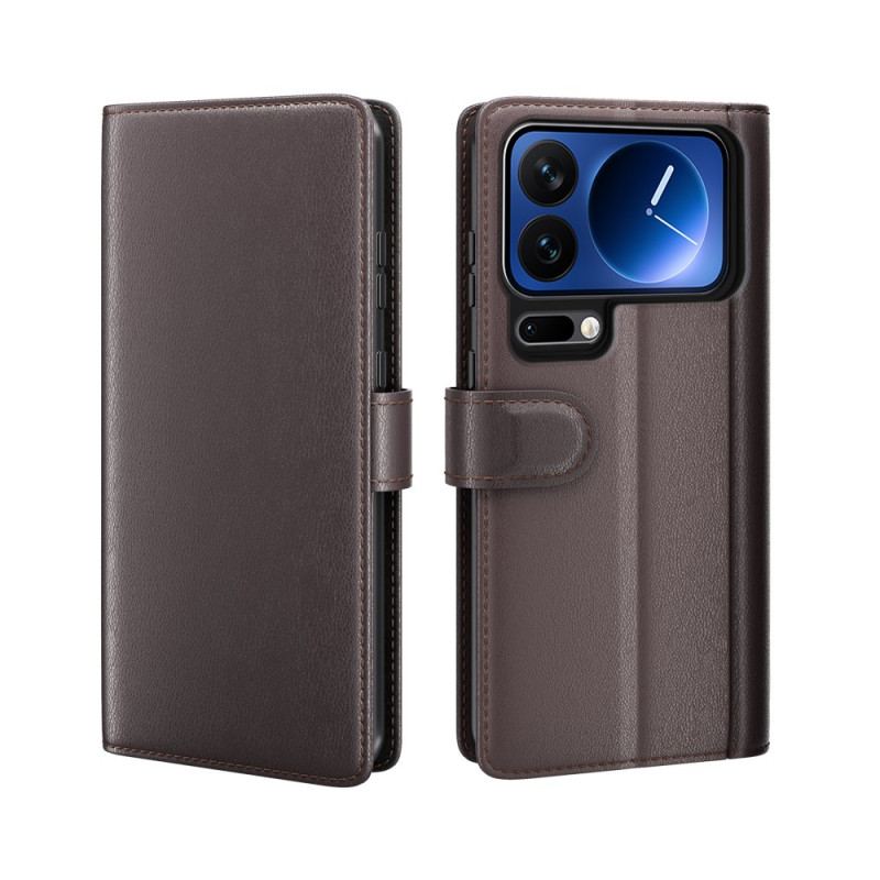 Läderskal Fodral Xiaomi 17 Pro Äkta Läder