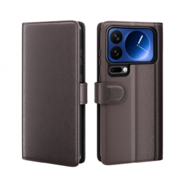 Läderskal Fodral Xiaomi 17 Pro Äkta Läder