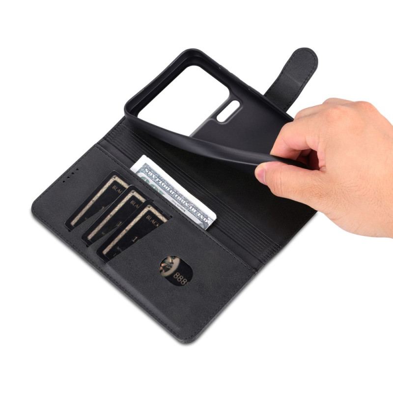 Läderskal Fodral Xiaomi 17 Pro Azns Lädereffekt