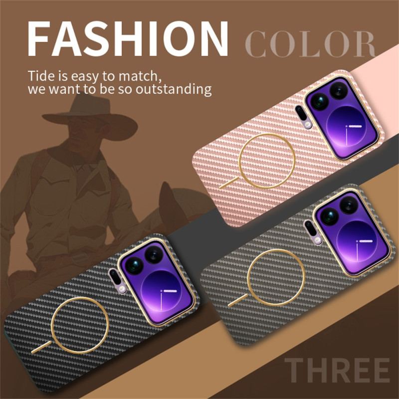 Skal För Xiaomi 17 Pro Kolfiberstruktur