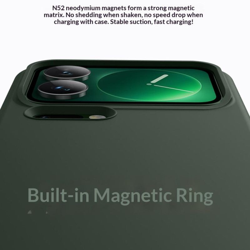 Skal För Xiaomi 17 Pro Magnetisk Flytande Silikon