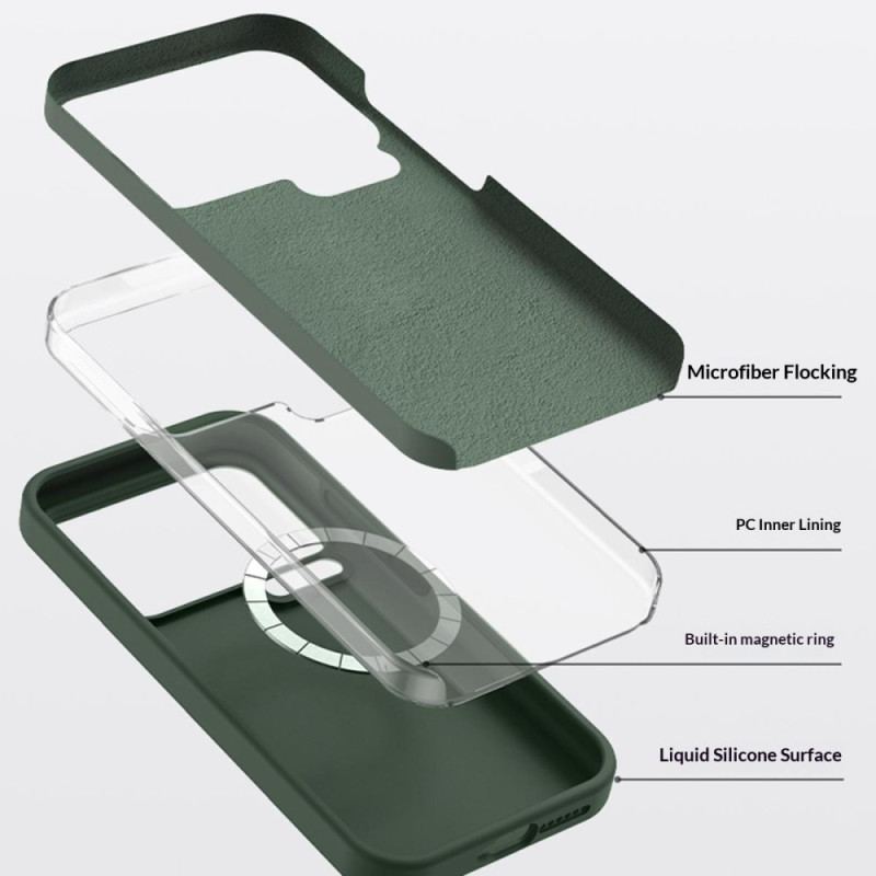 Skal För Xiaomi 17 Pro Magnetisk Flytande Silikon