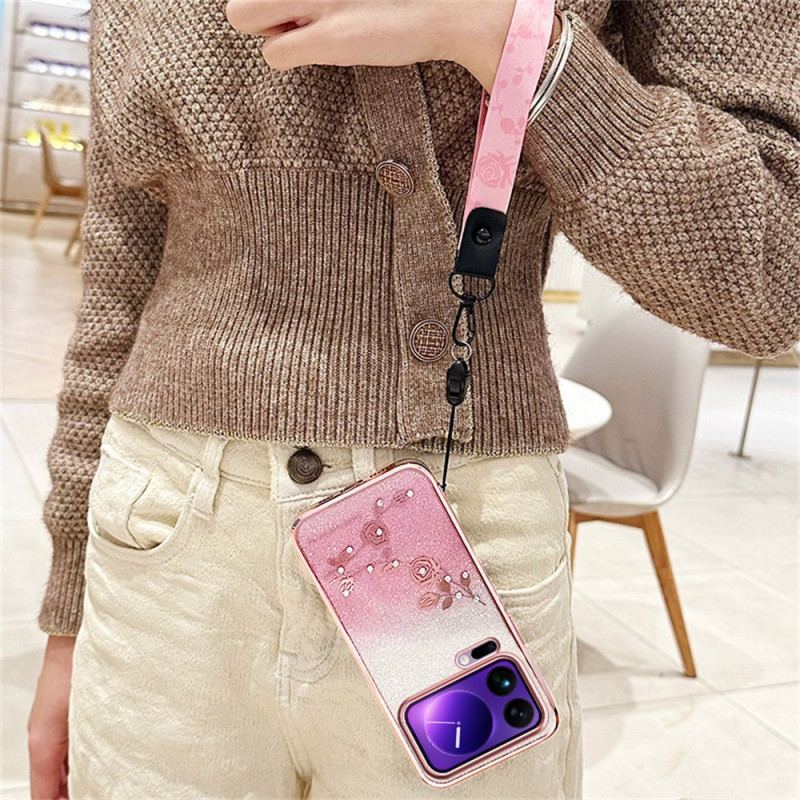 Skal För Xiaomi 17 Pro Strass Med Remmar