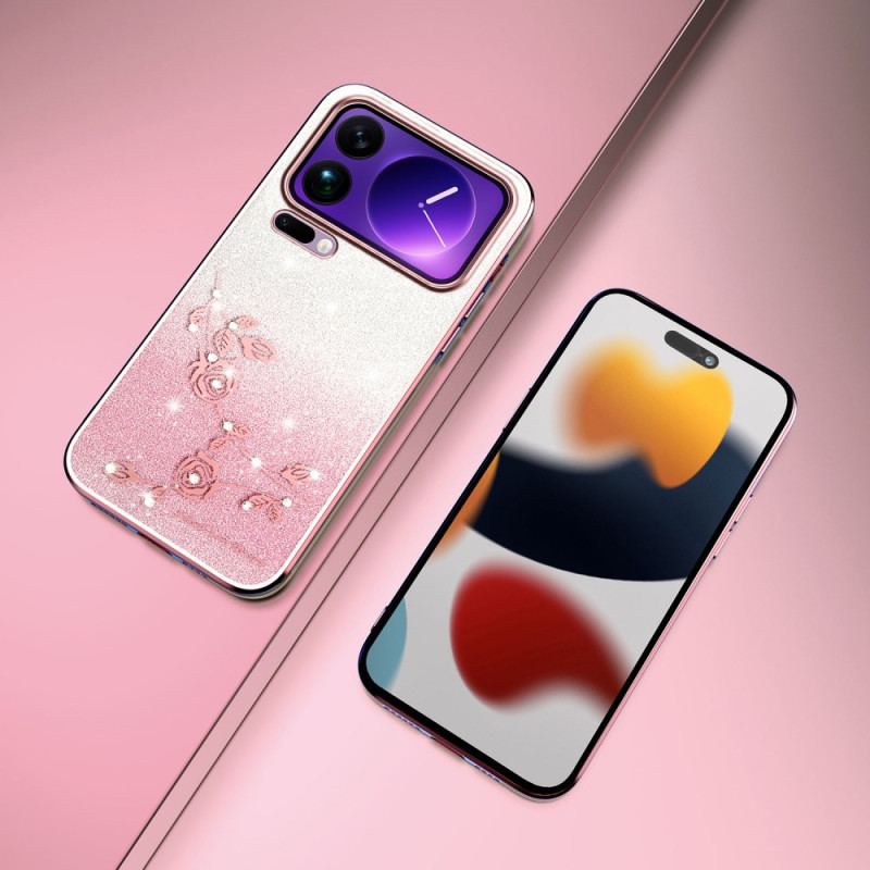 Skal Xiaomi 17 Pro Blommor Och Strass