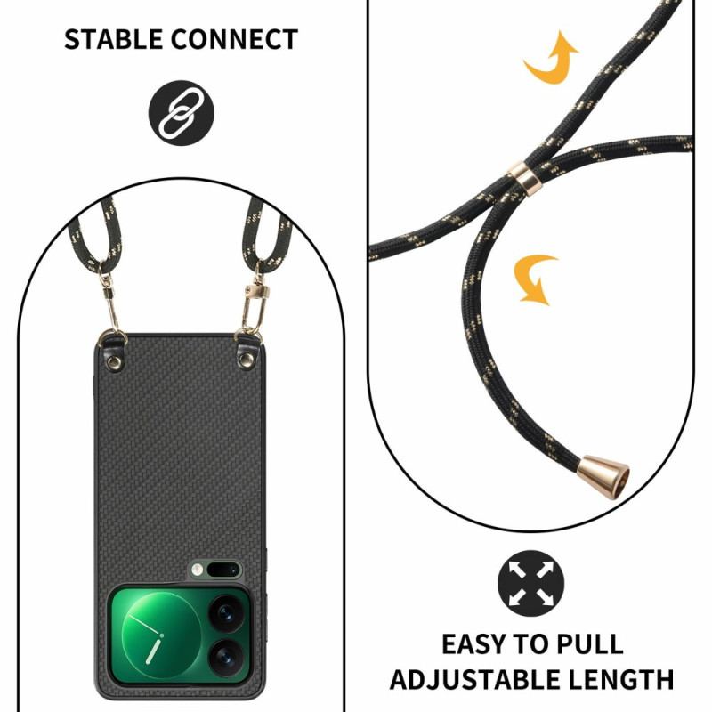 Skal Xiaomi 17 Pro Kolfiberstruktur