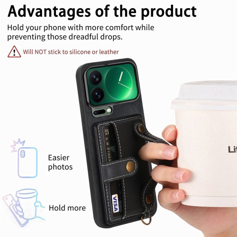 Skal Xiaomi 17 Pro Telefonfodral Kortfack Och Rem