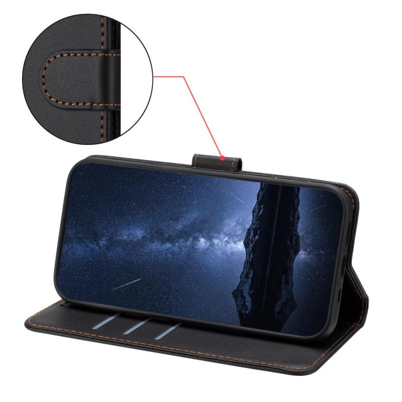 Skyddsfodral Xiaomi 17 Pro Enfärgad Lädereffekt