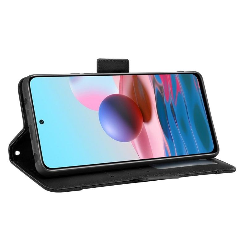 Folio-fodral För Xiaomi Redmi Note 10 Pro Fallskydd Premium Med Korthållare