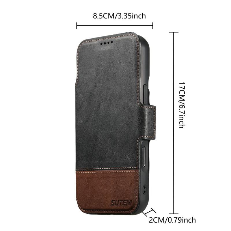 Fodral iPhone Air Magsafe Tvåfärgat Avtagbart Fodral Suteni