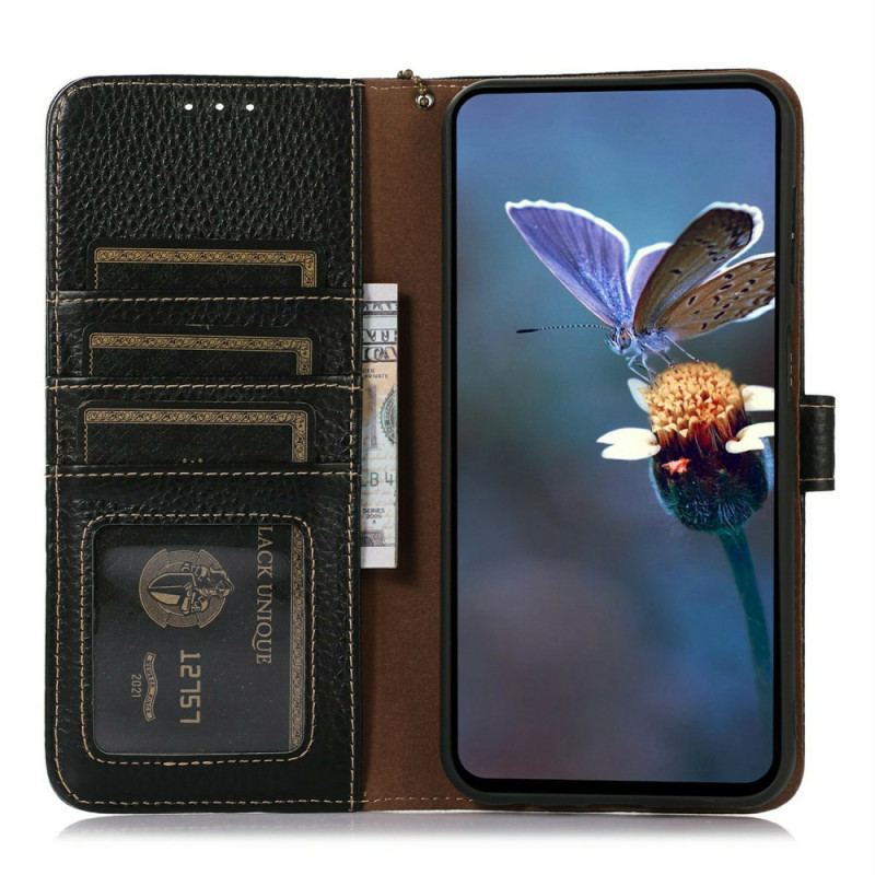 Fodral iPhone Air Rfid-blockerande Litchi Läder