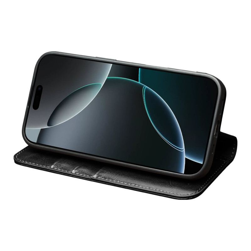 Folio-fodral iPhone Air Äkta Läder Qialino