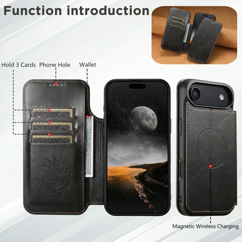 Folio-fodral iPhone Air Magsafe-kompatibel Vintagestil