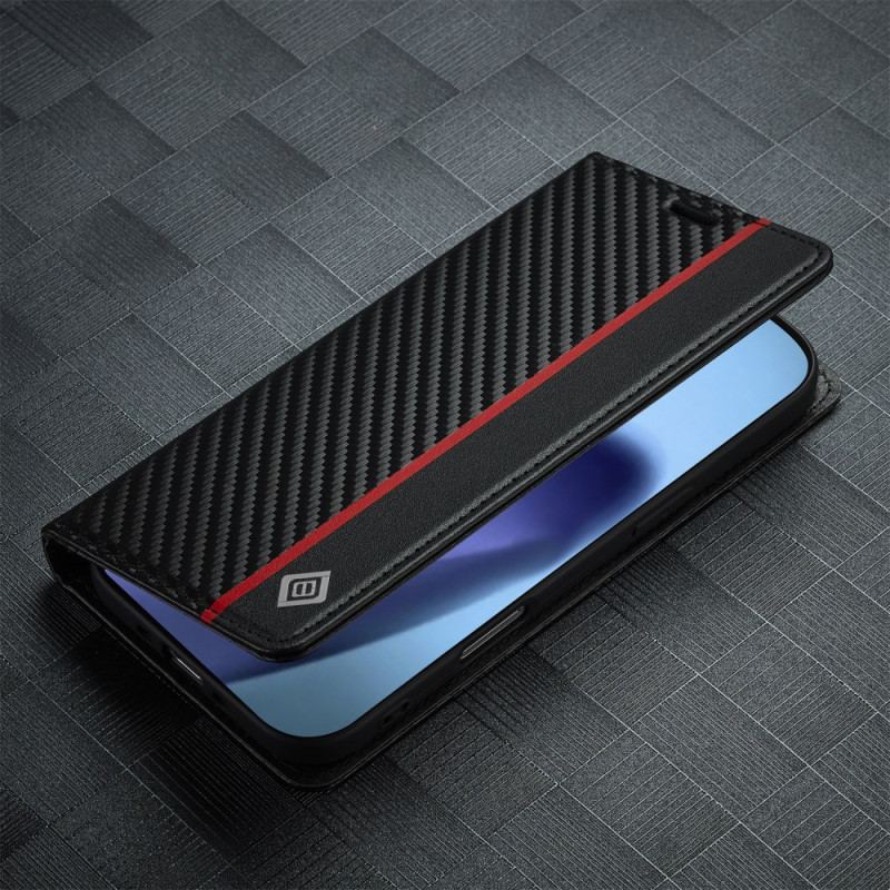 Folio-fodral iPhone Air Telefonfodral Kolfiber Lc.imeeke