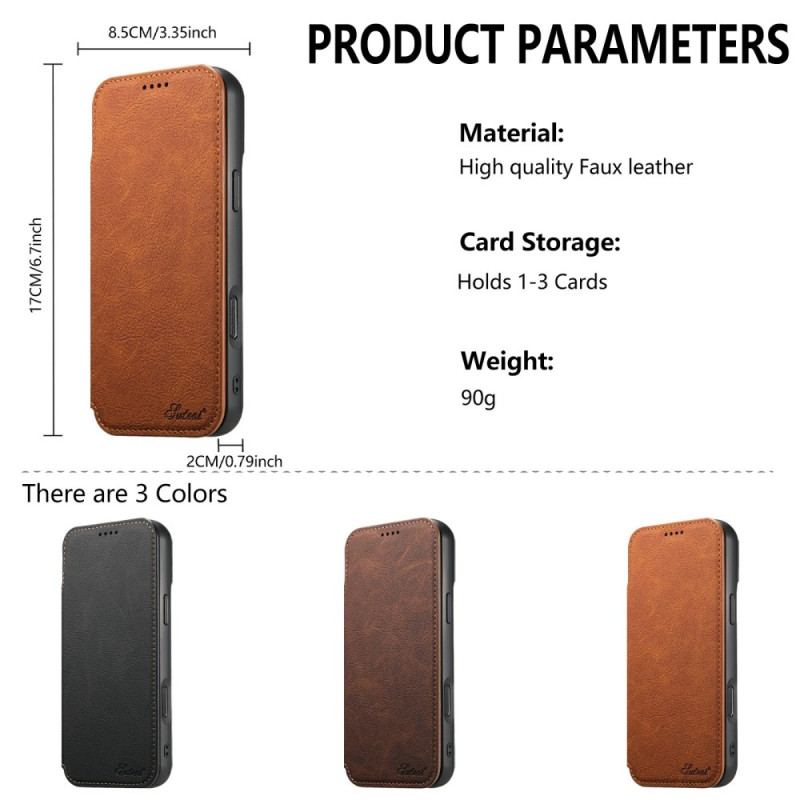 Folio-fodral iPhone Air Telefonfodral Ultratunt Magsafe Suteni